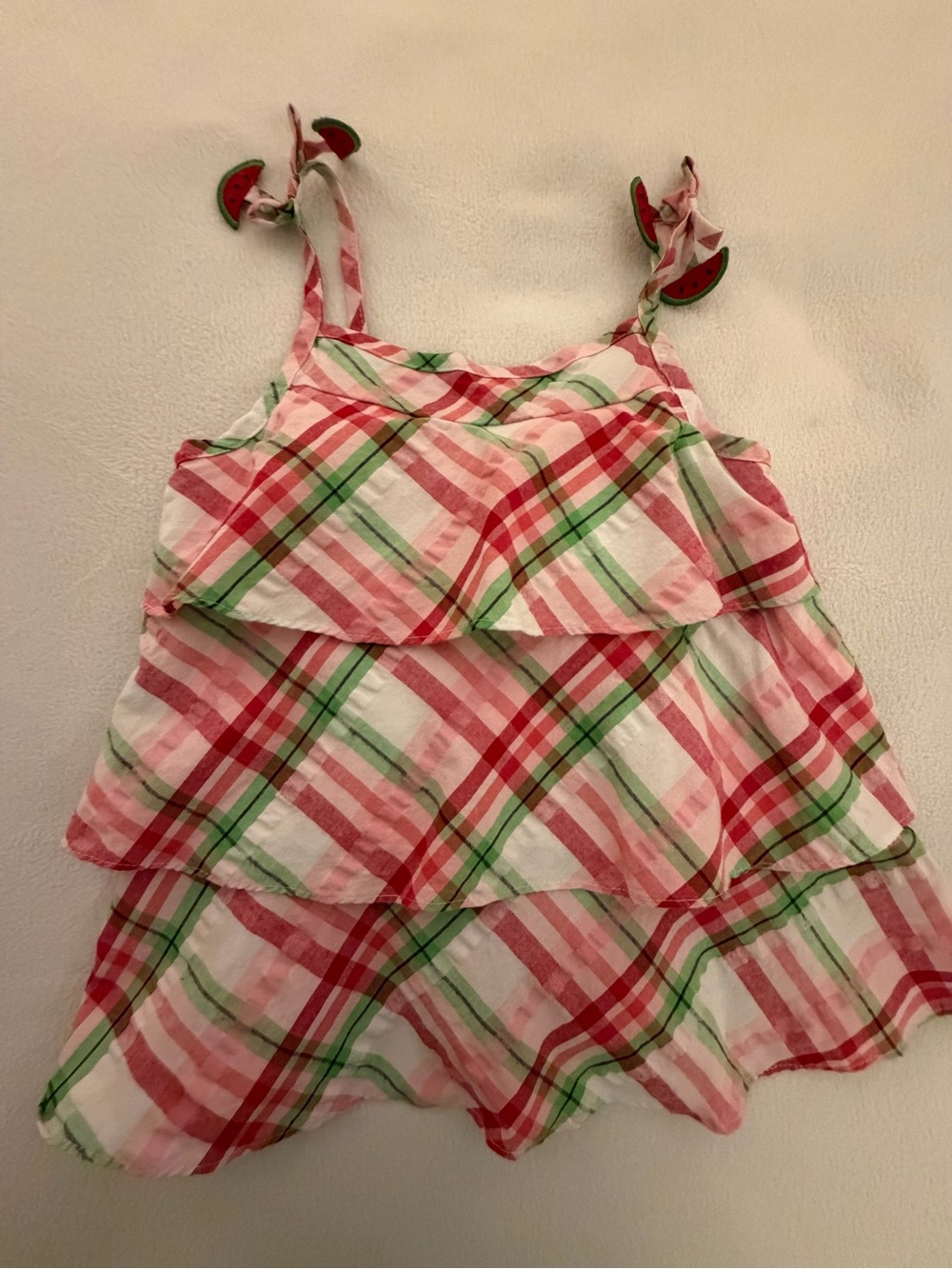 Gymboree Watermelon Picnic Tiered Tank